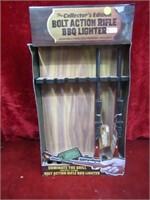 (2)NOS bolt action rifle Barbeque lighters.
