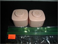 Pink Salt and Pepper Shakers