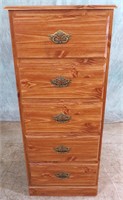 5 DRAWER WOOD LINGERIE CHEST