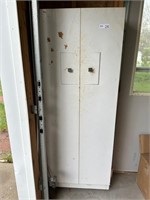 Metal cabinet w/ contents