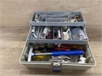 Plastic toolbox w tools