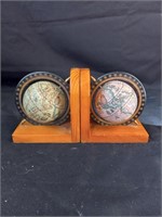 Vintage Globe Bookends