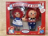 Raggedy Ann and Andy dolls in original box