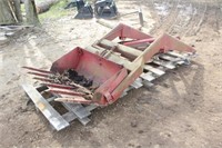 Trip Loader off Farmall, With 40" Tine Bucket