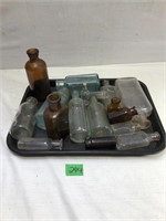 Lot of Assorted Antique Medicine Bottles