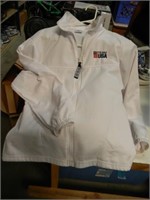 TEAM USA JACKET, COLLECTIBLE OLYMPIC PLATES, 1996