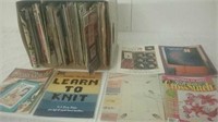 Large group of vintage needle point & craft