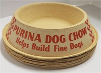 7 Purina Dog Chow Disposable Bowls