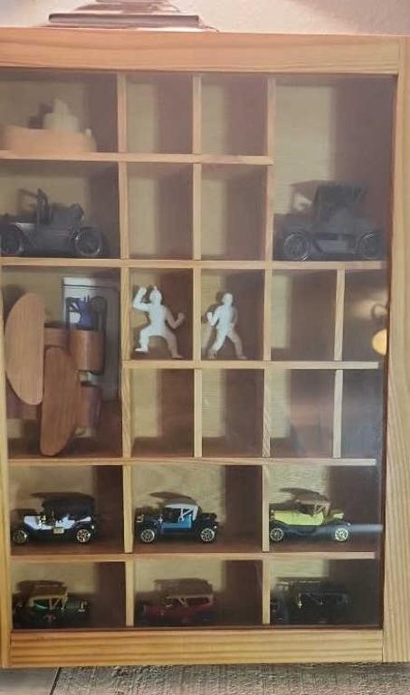 Display case and contents