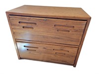 Large Oak File Cabinet