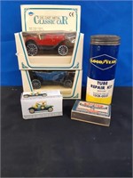 Vintage Goodyear Tube Repair Kit and Diecast