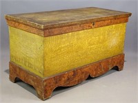 19th c. Painted Blanket Box