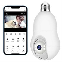 Light Bulb Security Cam 360 Day/Night Motion