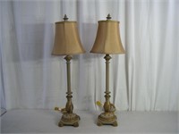 Pair beautiful lamps