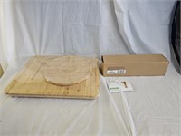New Charcuterie Board and Bamboo Spoon Set