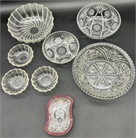 VTG BOWLS & CANDY DISHES