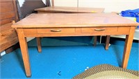 5ft antique wooden desk/ table