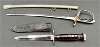 2 Japan Made Sword/Knife Style Letter Openers