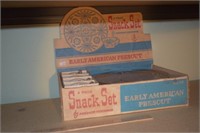 Vintage Anchor Hocking Snack Set w/ Box