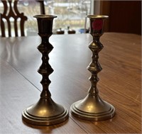 Silver Plated Candlesticks (dining room)
