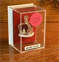 Miniature Silver Plated Imperial State Crown