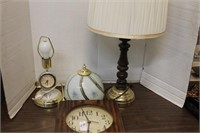 LAMPS AND CLOCKS