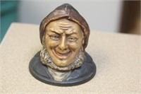 Antique Captain Small Pottery Bust?