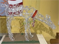 Light up a animated Christmas deer with garland