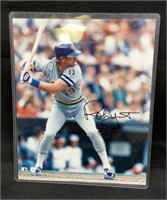 Robin Yount autographed 8 x 10(1668)