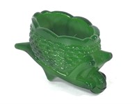 Tiny Joe St. Clair Emerald Green Glass Wheelbarrow