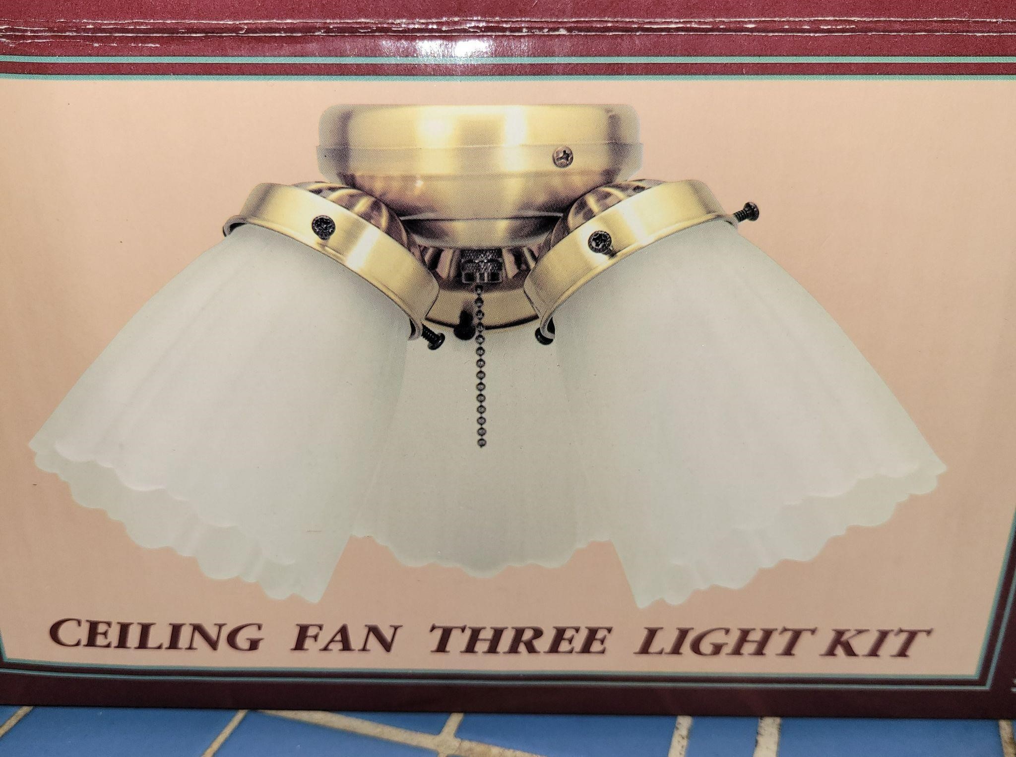 Ceiling Fan Three Lights