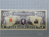 First postmaster Banknote