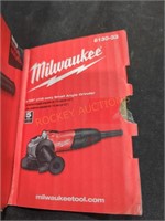 Milwaukee corded 4-1/2" small angle grinder