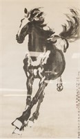 Xu Beihong 1895-1953 Chinese Print on Paper Framed