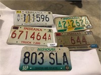 Assorted License Plates