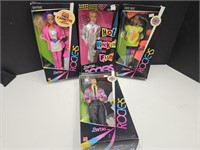 4 Rocker Barbie Dolls