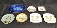 Group of assorted vintage plates etc