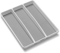 NEW $50 3-Rows Plastic Utensil Tray forDrawer 2Pcs