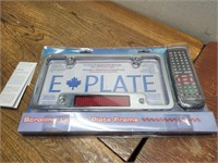 Scrolling License Plate Frame with Remote +