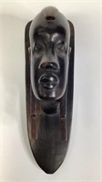 Hand Carved Wooden Tribal Woman Wall Hanging