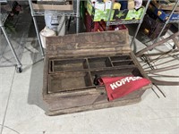 Antique Wood Toolbox