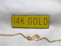 14k Gold "Lover's Knot" Lady's Bracelet