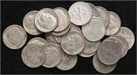 Roosevelt Dimes, 90% Silver (25)