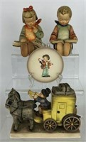 Selection of Hummel Figurines & Plate