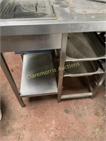 Stainless Steel Table With Trays