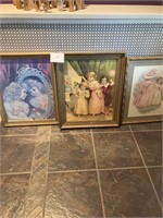 3 framed prints