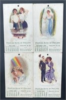 4 1909 Philippi WVa Advertising Calendar