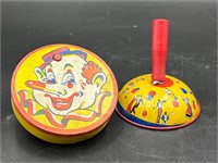 Vintage Tin Toy US noise makers