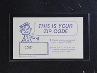 US Stamps "This is Your Zip Code" postal mailing f