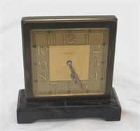 Tiffany double sided art nouveau desk clock